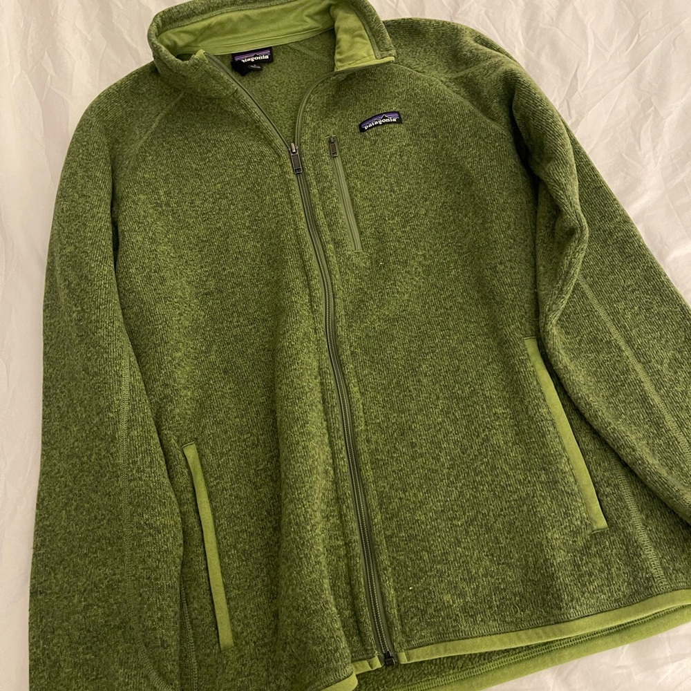 Men's Green Patagonia Full Zip Fleece